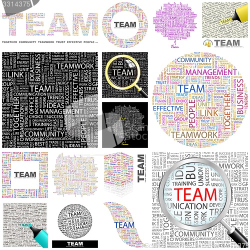 Image of Team. Concept illustration.