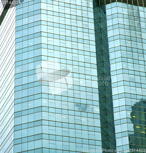 Image of  thailand  in bangkok office      abstract  the modern building 