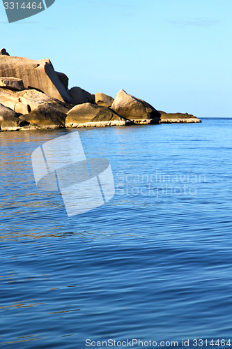 Image of  blue lagoon    in thailand kho   a  water   south china sea