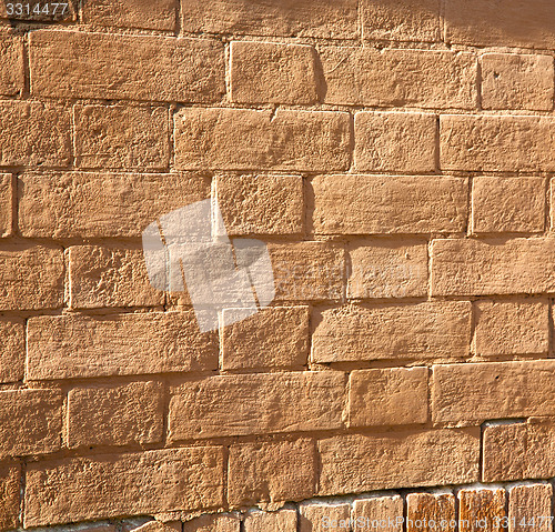 Image of brick in  legnano      pavement of a curch and marble