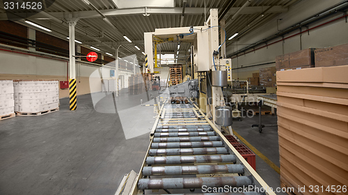 Image of Conveyor belt in factory