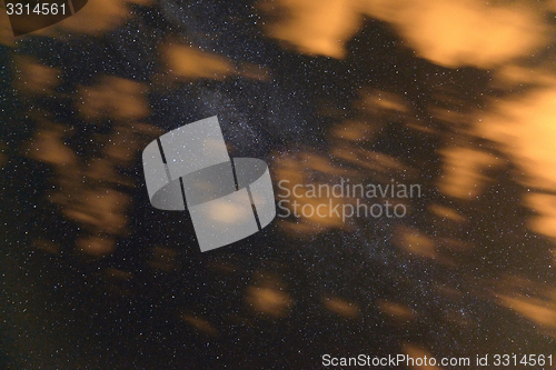 Image of Night sky with stars