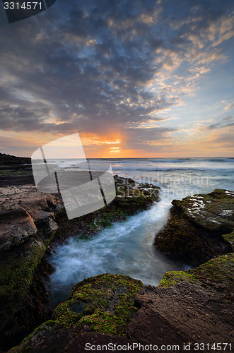 Image of Beautiful coastal sunrise