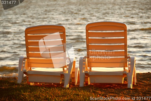 Image of Beach chairs