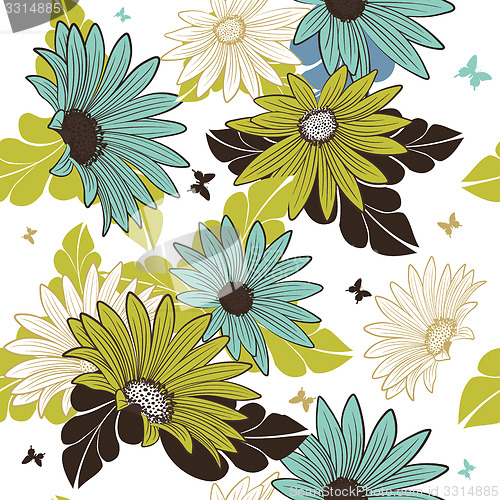 Image of Seamless floral pattern