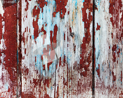 Image of Old painted wooden texture.