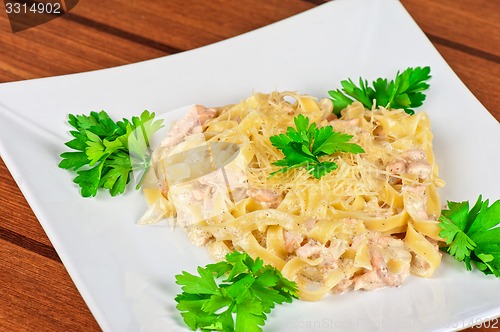 Image of Pasta with shrimps