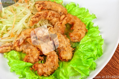 Image of Fried shrimps