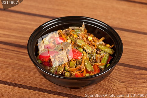 Image of warm vegetable salad