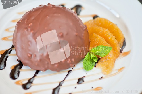 Image of chocolate and orange croissant