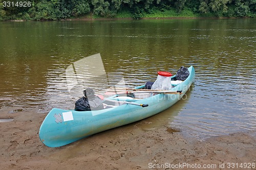 Image of Canoe on the River