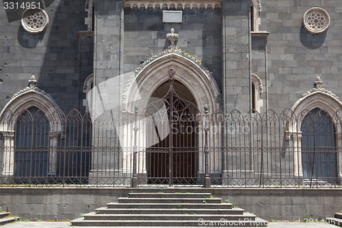 Image of Basilica di Santa Maria in Randazzo, Sicily, Italy.