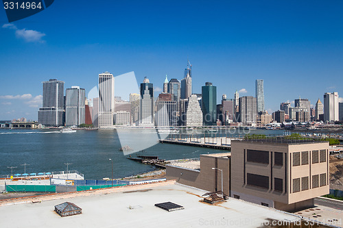 Image of Manhattan skyline - New York, NYC