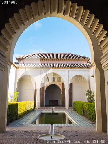 Image of Palace of the Alcazaba in Malaga, Spain