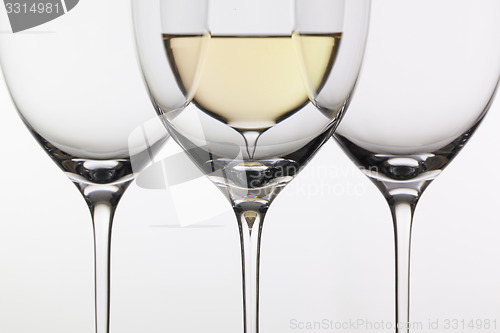 Image of Four glasses of wine 