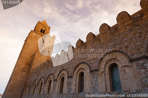 Image of Roman Catholic church in Cefalù, Sicily