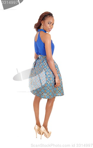 Image of Beautiful African woman.
