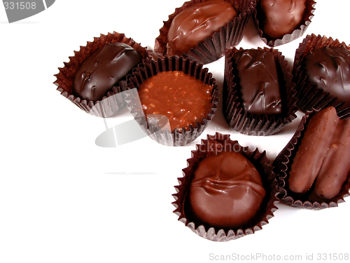 Image of Chocolates on white 8