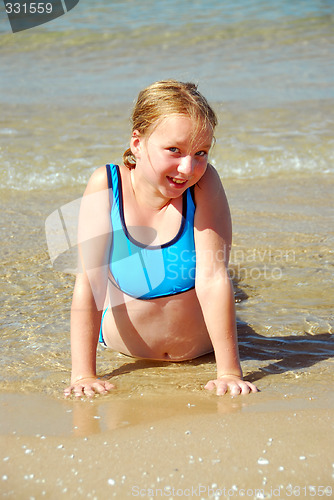 Image of Girl beach