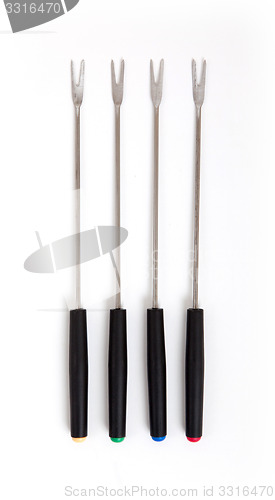 Image of Set of fondue forks