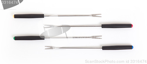 Image of Set of fondue forks