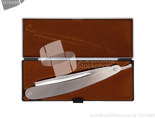 Image of Used classic straight razor, old style
