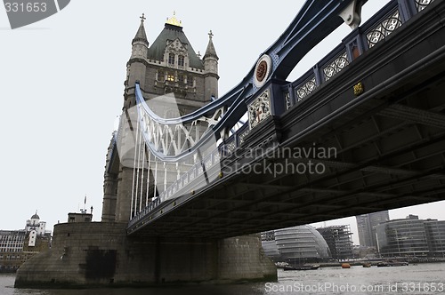 Image of London - tower bridge underside