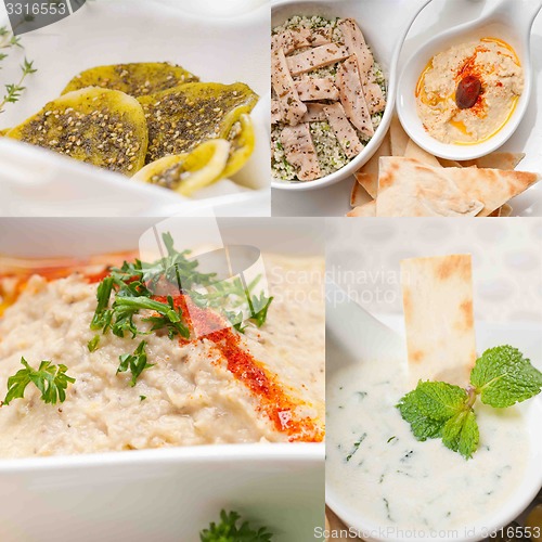 Image of middle east food collage 