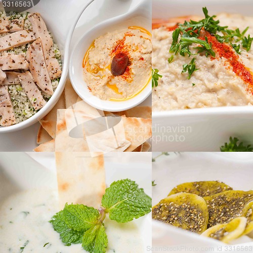 Image of middle east food collage 