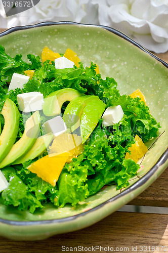 Image of fresh avocado salad 