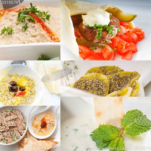 Image of middle east food collage 