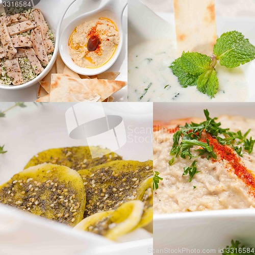 Image of middle east food collage 