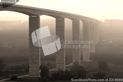 Image of Large highway viaduct ( Hungary)