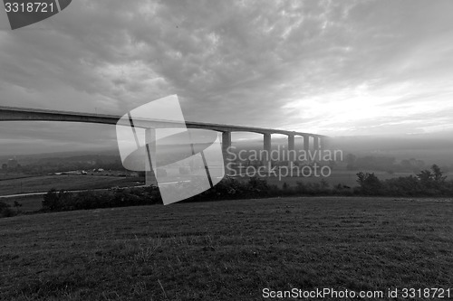 Image of Large highway viaduct ( Hungary)