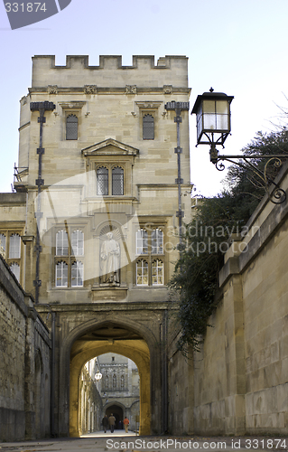 Image of university of oxford, christ church college tower
