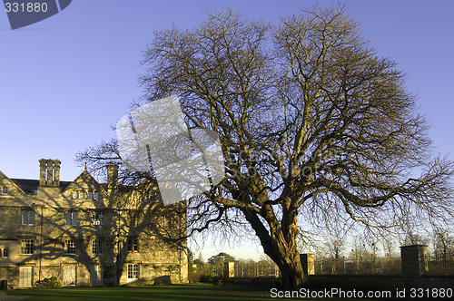 Image of university of oxford, merton college rooms