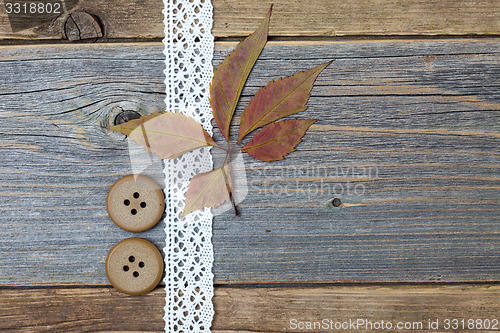 Image of still life with tape lace