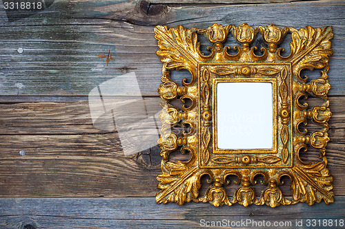 Image of golden vintage frame