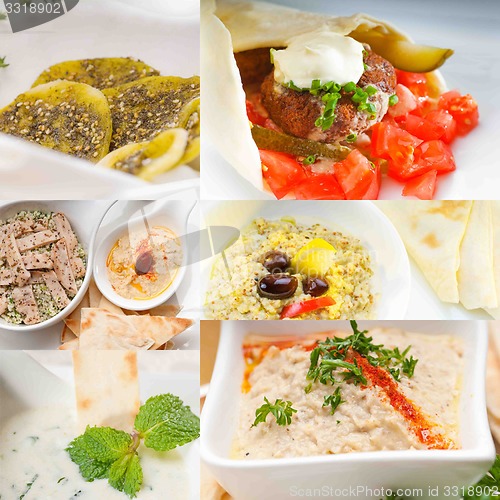 Image of middle east food collage 