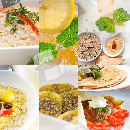 Image of middle east food collage 