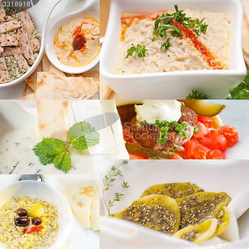 Image of middle east food collage 