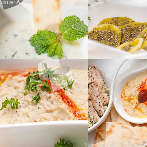 Image of middle east food collage 