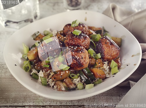 Image of Meatballs With Rice