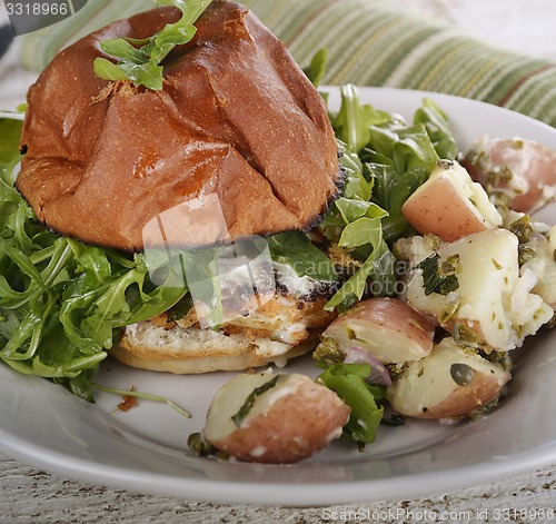 Image of Salmon Burger