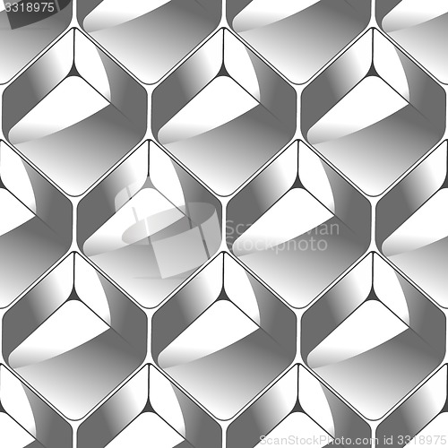 Image of Crystals. Seamless pattern.