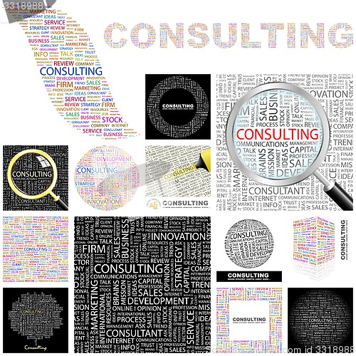 Image of Consulting. Concept illustration.
