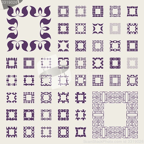 Image of Collection of different graphic elements