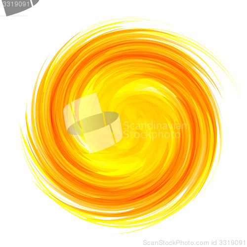 Image of Sunburst abstract vector 