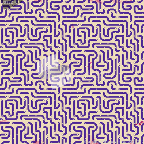 Image of Electronic circuit board. Seamless pattern.