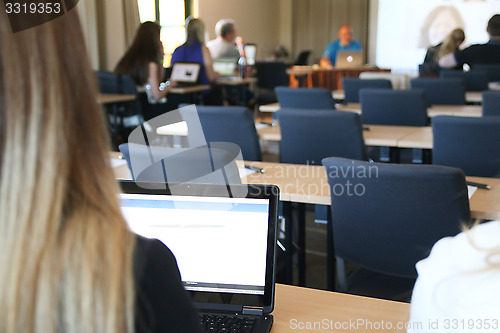 Image of Students with Laptops